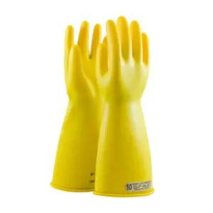 PIP Class 00 Rubber Insulating Glove with Straight Cuff - 14"