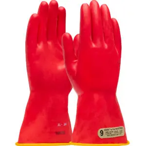 PIP Class 00 Ultra-Thin Rubber Insulating Glove with Straight Cuff - 11"