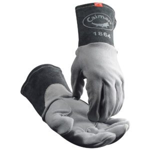 PIP Premium Split Deerskin TIG Welder's Glove with a 4" Gray Extended Cuff
