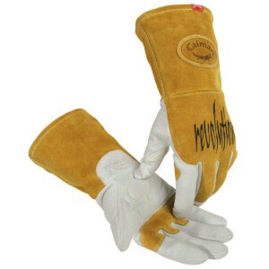 PIP Premium Goat Grain TIG/MIG Welder's Gloves with Split Cowhide Back - FR Insulated Back