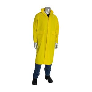 PIP® Base35FR™ Premium Two-Piece 48" Treated Raincoat - 0.35 mm
