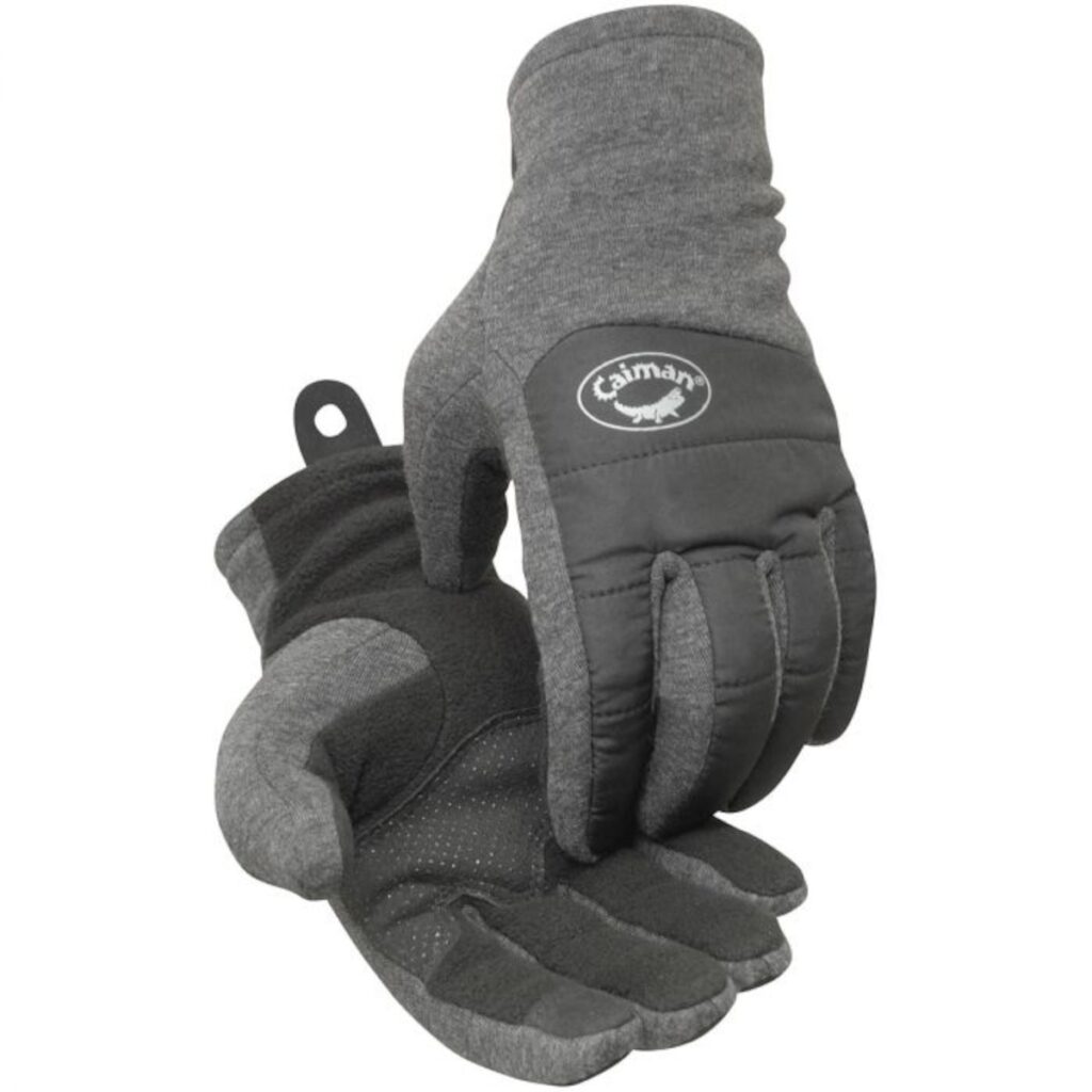 PIP Caiman® Polyester Fleece Glove with Micro-Dot Patch Grip and Thermal Lining - Touchscreen Compatible