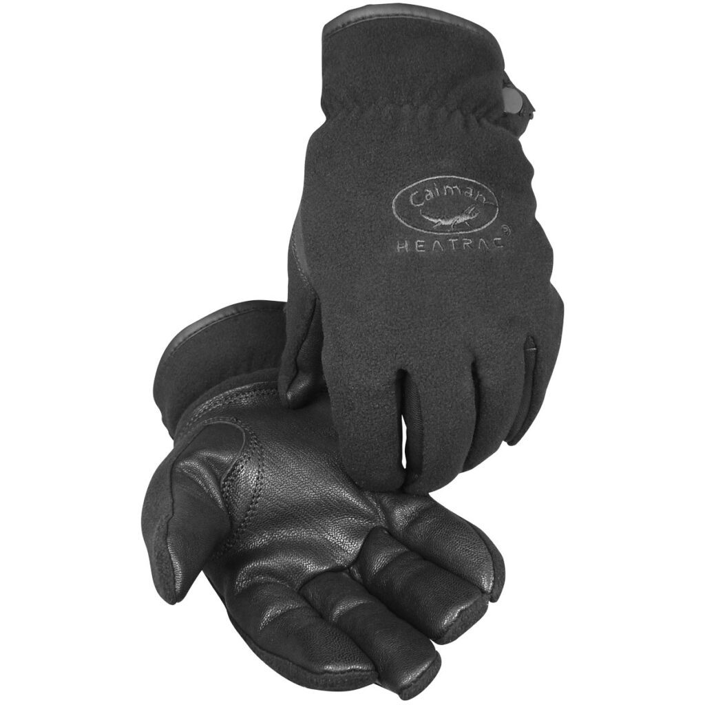 PIP Caiman® Goat Grain Leather Palm Glove with Fleece Back and Heatrac® Insulation