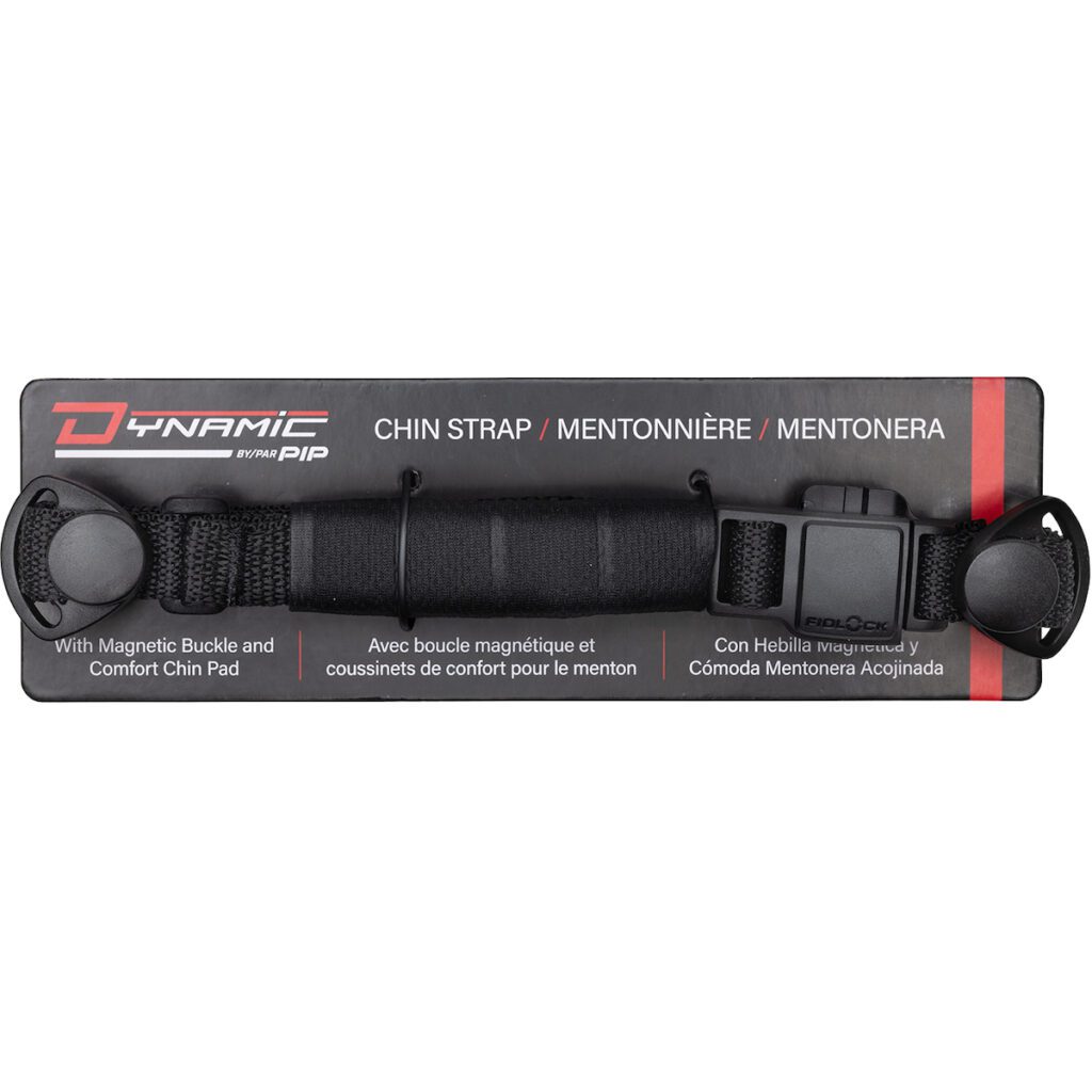 PIP® Dyna-Clic™ 4-Point Chin Strap with Magnetic Clip and Chin Pad