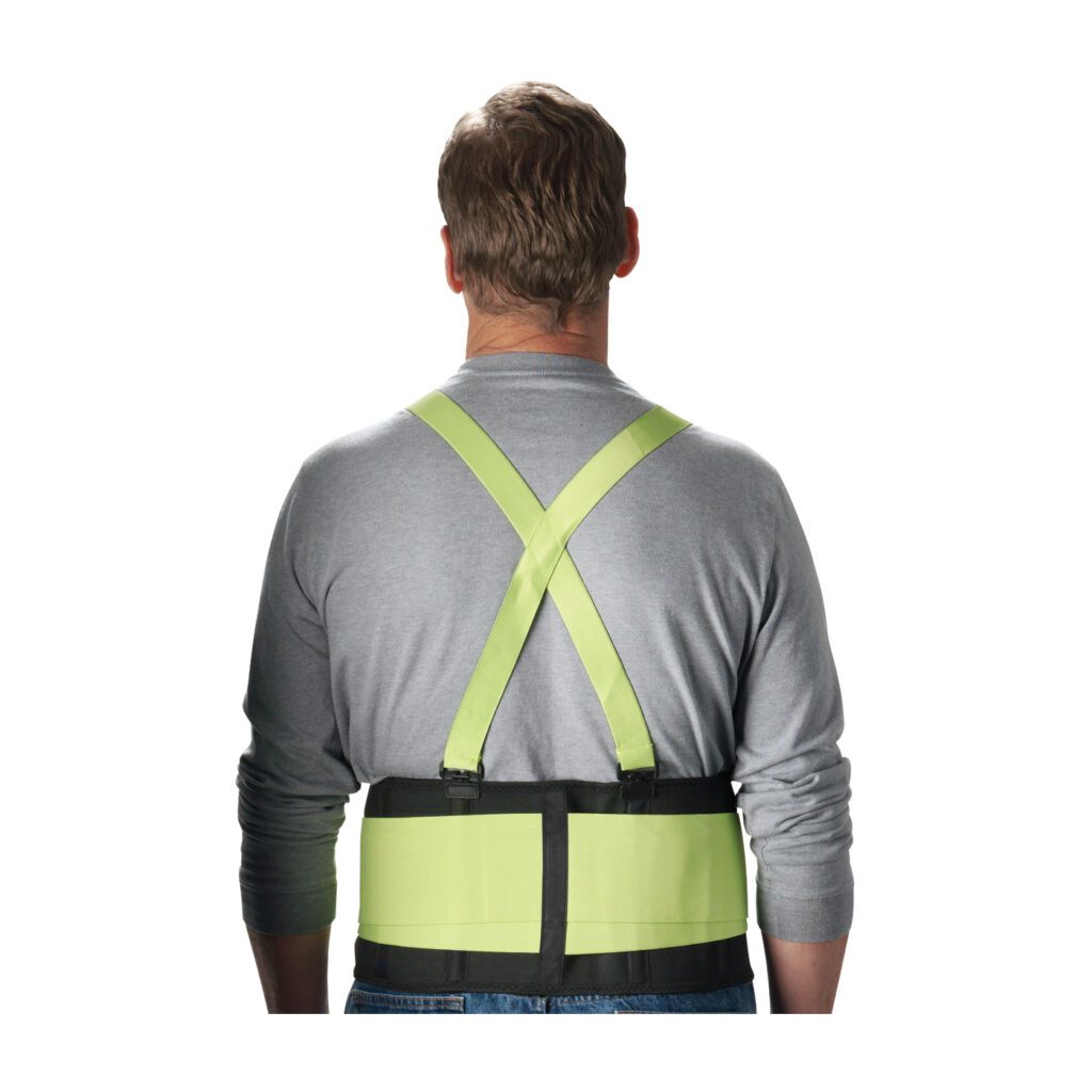 PIP® High Visibility Lime Yellow Back Support Belt
