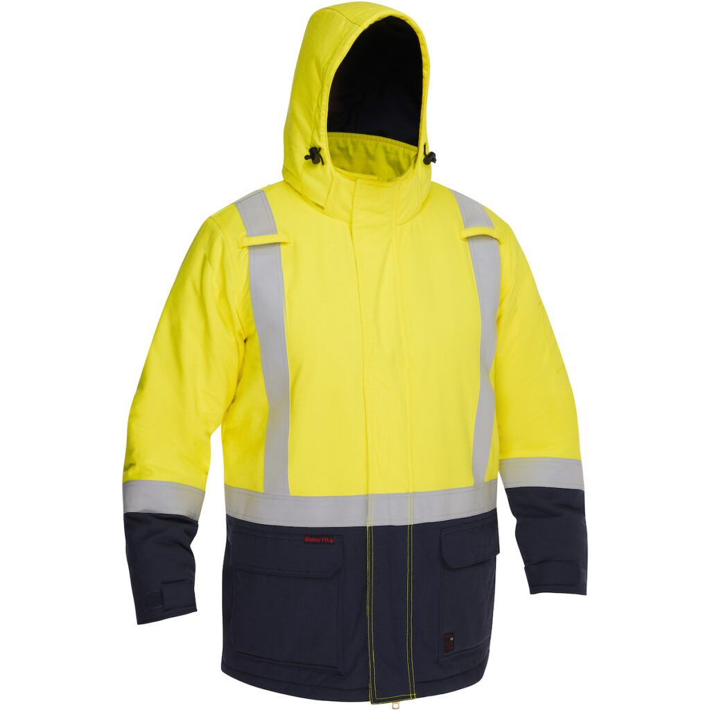 PIP AR/FR Ripstop Insulated Parka with Navy Bottom - Industrial Wash Durable