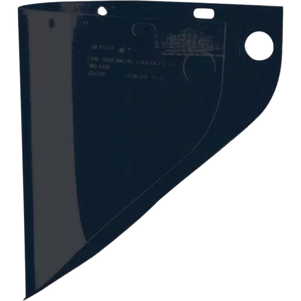 PIP Universal Fit Propionate Safety Visor - IR Shade 5.0 - .060" Thickness - Bulk Packed