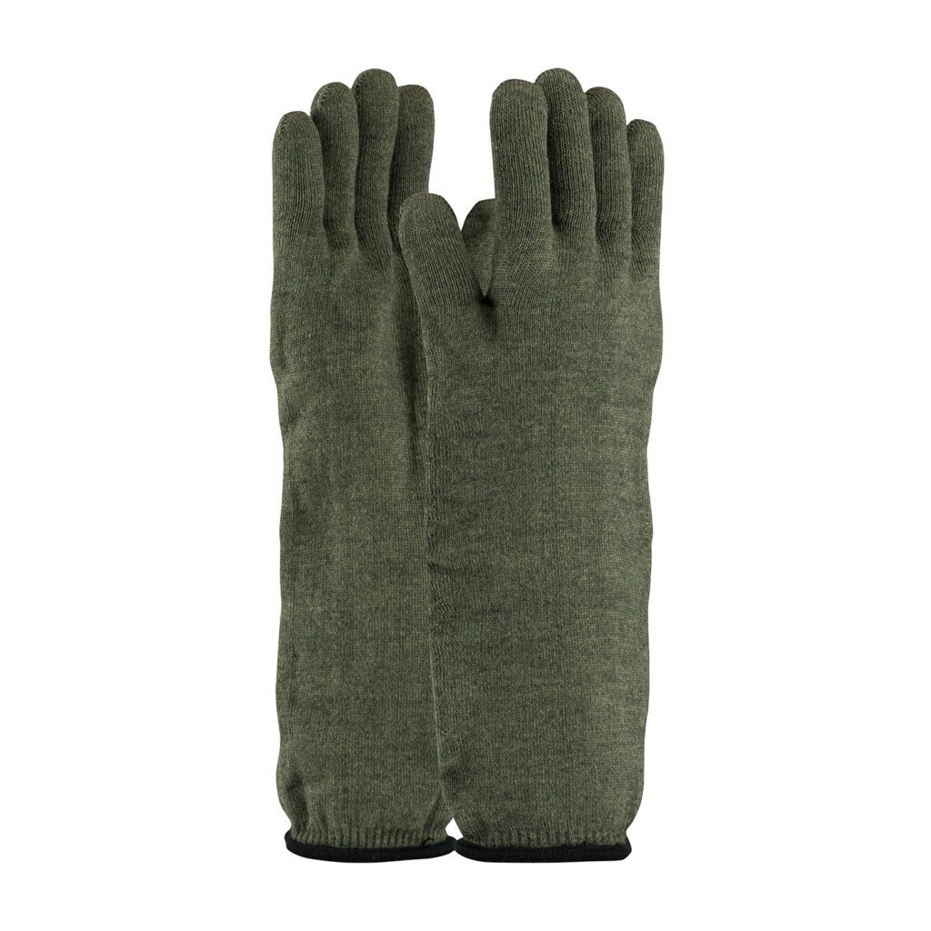 PIP DuPont™ Kevlar® / Preox Seamless Knit Hot Mill Glove with Cotton Liner - Extended Cuff