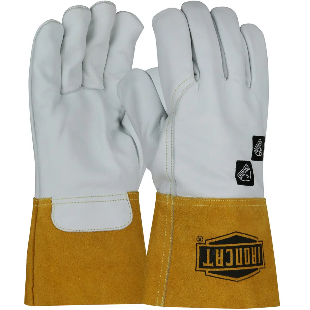 AR Premium Top Grain Cowhide Leather MIG Welder's Glove with Kevlar® Stitching & Para-Aramid Liner