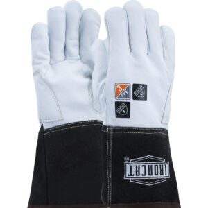 PIP AR Premium Kidskin Leather TIG Welder's Glove with Para-Aramid Cut Lining and Kevlar® Stitching - Gauntlet Cuff