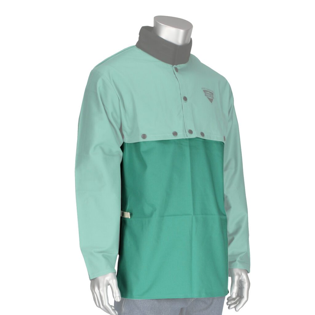 PIP FR Treated 100% Cotton Sateen Bib Apron for Cape Sleeve