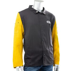 PIP Proban FR 7oz Cotton/Leather Jacket- ATPV 10Cal/cm2