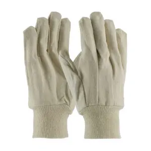 PIP® Economy Grade Cotton/Polyester Canvas Single Palm Glove - Knit Wrist