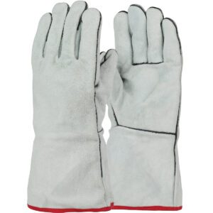 PIP Economy Grade Split Cowhide Leather Welder's Glove with Cotton Lining - Left Hand Only