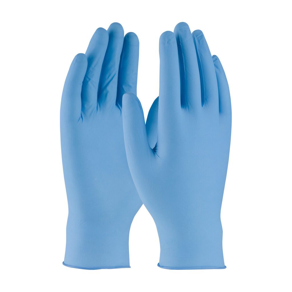 PIP Disposable Nitrile Glove, Powder Free with Textured Grip - 5 mil