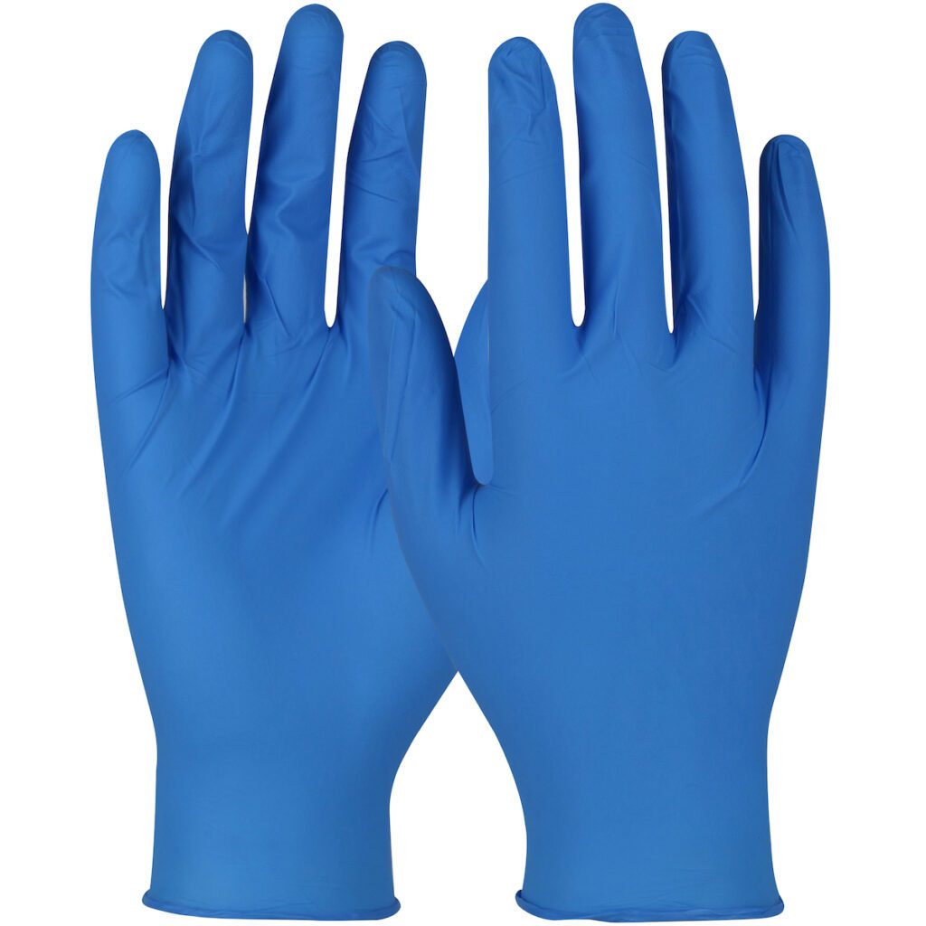 PIP Disposable Nitrile Glove, Powder Free with Textured Grip - 5 mil