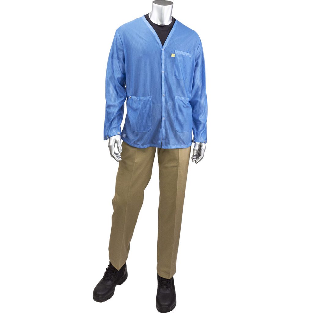 PIP Short ESD Sheer Labcoat