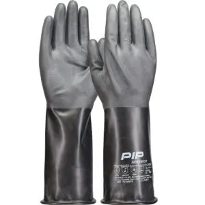 PIP 12 Mil Butyl Rubber Glove with Rough Grip-14"