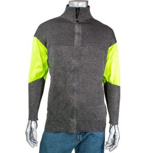 PIP ATA® Blended Cut Resistant Jacket with Hi-Vis Sleeves and Thumb Loops