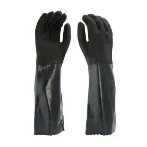 PIP PVC Dipped Glove with Jersey Liner and Rough Sandy Finish - 18" Length