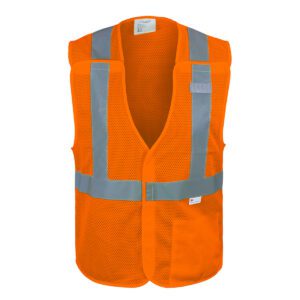 PIP ANSI Type R Class 2 Value Breakaway Mesh Vest With Drop Shoulders
