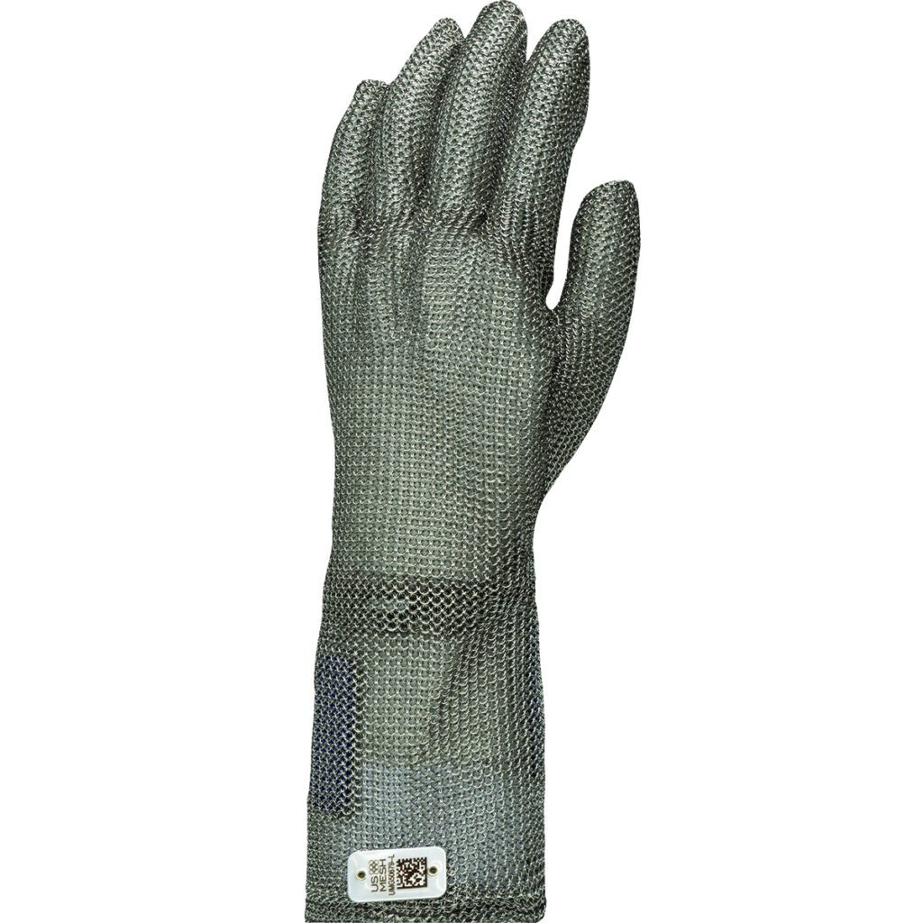 PIP Stainless Steel Mesh Glove with Coil Spring Closure – Mid-Length