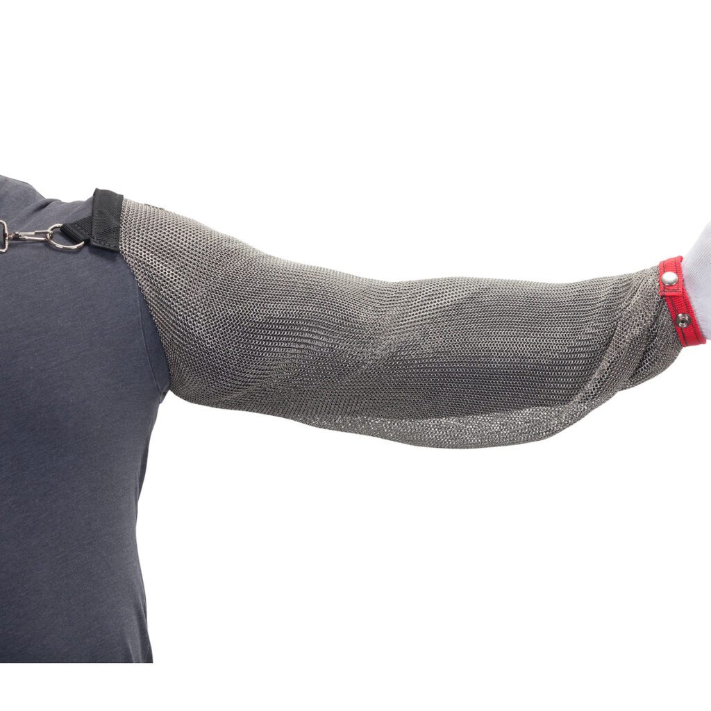PIP US Mesh® Stainless Steel Mesh Sleeve with Adjustable Chest Strap