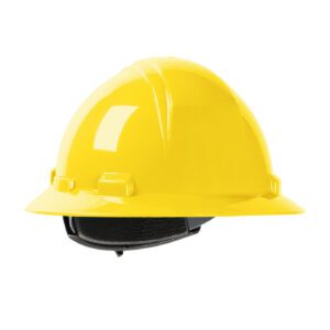 PIP® Kilimanjaro™ Full Brim Hard Hat with HDPE Shell, 4-Point Textile Suspension and Wheel Ratchet Adjustment