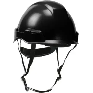 PIP® Rocky™ Industrial Climbing Helmet with Polycarbonate / ABS Shell, Nylon Suspension, Wheel Ratchet Adjustment and 4-Point Chin Strap