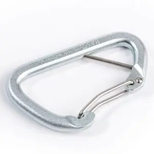 Ice Rescue Systems Wire Gate Carabiner with Captive Bar
