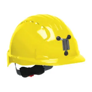 PIP JSP® Evolution® Deluxe 6151 Standard Brim Mining Hard Hat with HDPE Shell, 6-Point Polyester Suspension and Wheel Ratchet Adjustment