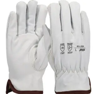 PIP® Premium Top Grain Goatskin Leather Drivers Glove with Aramid Blend Lining - Keystone Thumb