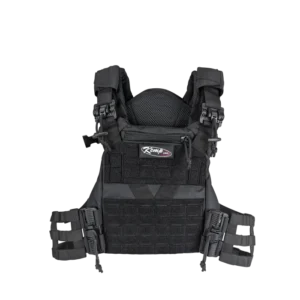 Kemp USA Tactical Vest with Quick Release Buckles, Black