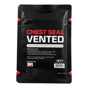 Kemp USA Vented Chest Seal with Rapid Open Notch