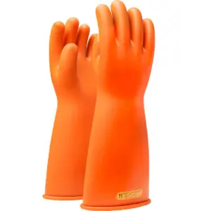 PIP NOVAX® Class 4 Rubber Insulating Glove with Straight Cuff - 18"