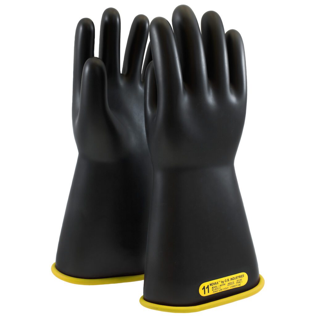 PIP NOVAX® Class 2 Rubber Insulating Glove with Straight Cuff - 14"