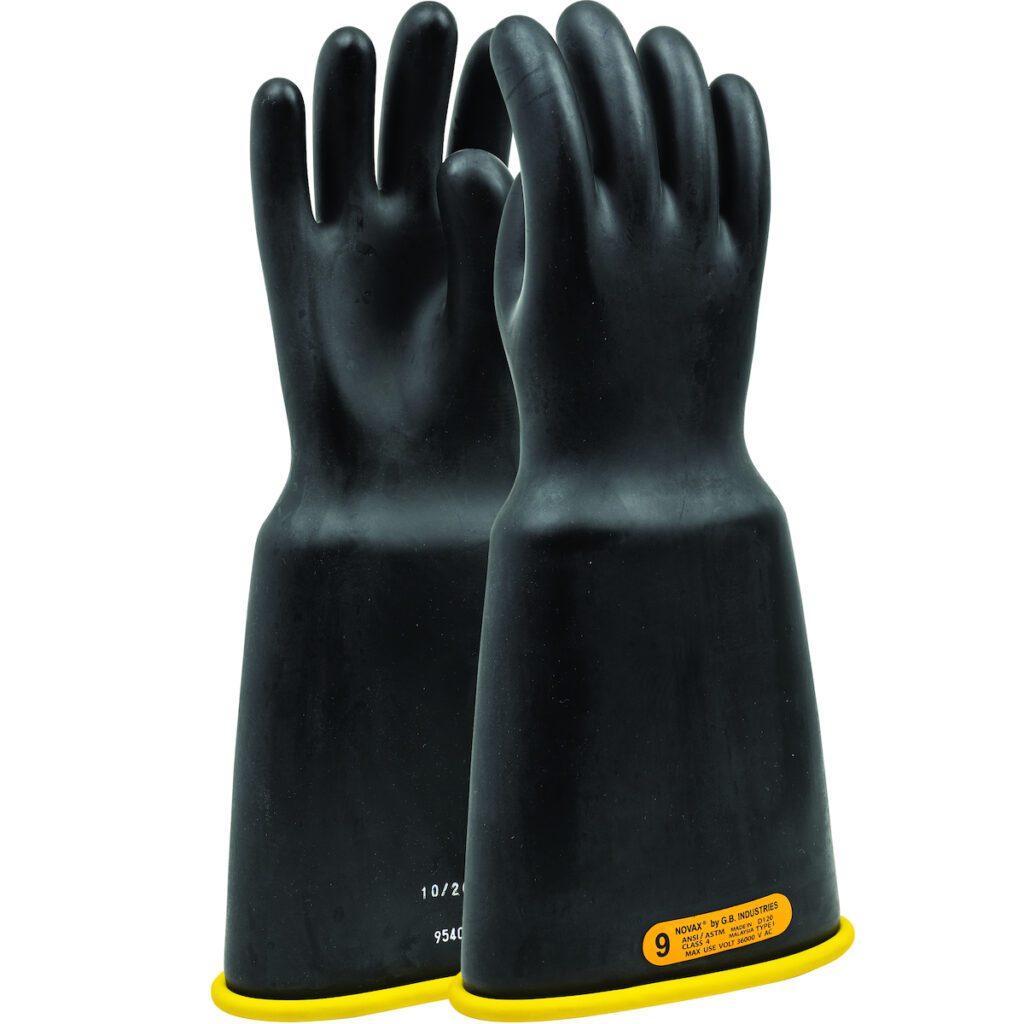 PIP NOVAX® Class 4 Rubber Insulating Glove with Bell Cuff - 16"