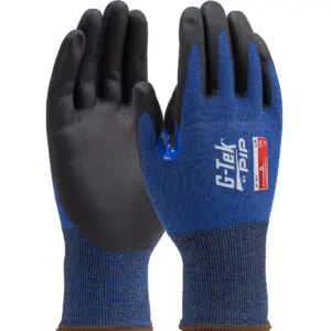 PIP G-Tek® Paradox™ Seamless Knit PolyKor® Blended Glove with Foam Nitrile Coated Grip on Palm & Fingers - 21 Gauge - Touchscreen