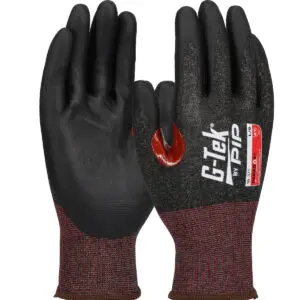 PIP G-Tek® Paradox™ Seamless Knit PolyKor® Blended Glove with Foam Nitrile Coated Grip on Palm & Fingers - 21 Gauge - Touchscreen