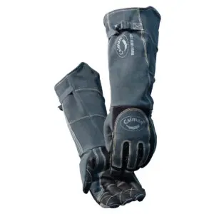 PIP Caiman® Premium Sheep Grain MIG/Stick Welder's Glove with Heavy Duty Triple-Layer Cuff - 21" Length