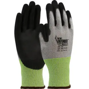 PIP G-Tek® PolyKor® Blade Defender™ Seamless Knit PolyKor Blended Glove with Polyurethane Coated Flat Grip on Palm & Fingers - Touchscreen