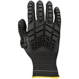 PIP G-Tek® Rig Dog™ Light Seamless Knit Engineered Yarn Glove with Impact Protection and Nitrile Foam Grip on Palm & Fingers