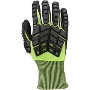 PIP G-Tek® Rig Dog™ Light Seamless Knit Engineered Yarn Glove with Impact Protection and Nitrile Foam Grip on Palm & Fingers