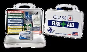 Junkin Safety Class A 21 ANSI & BBP 16PW - 24M First Aid Kit
