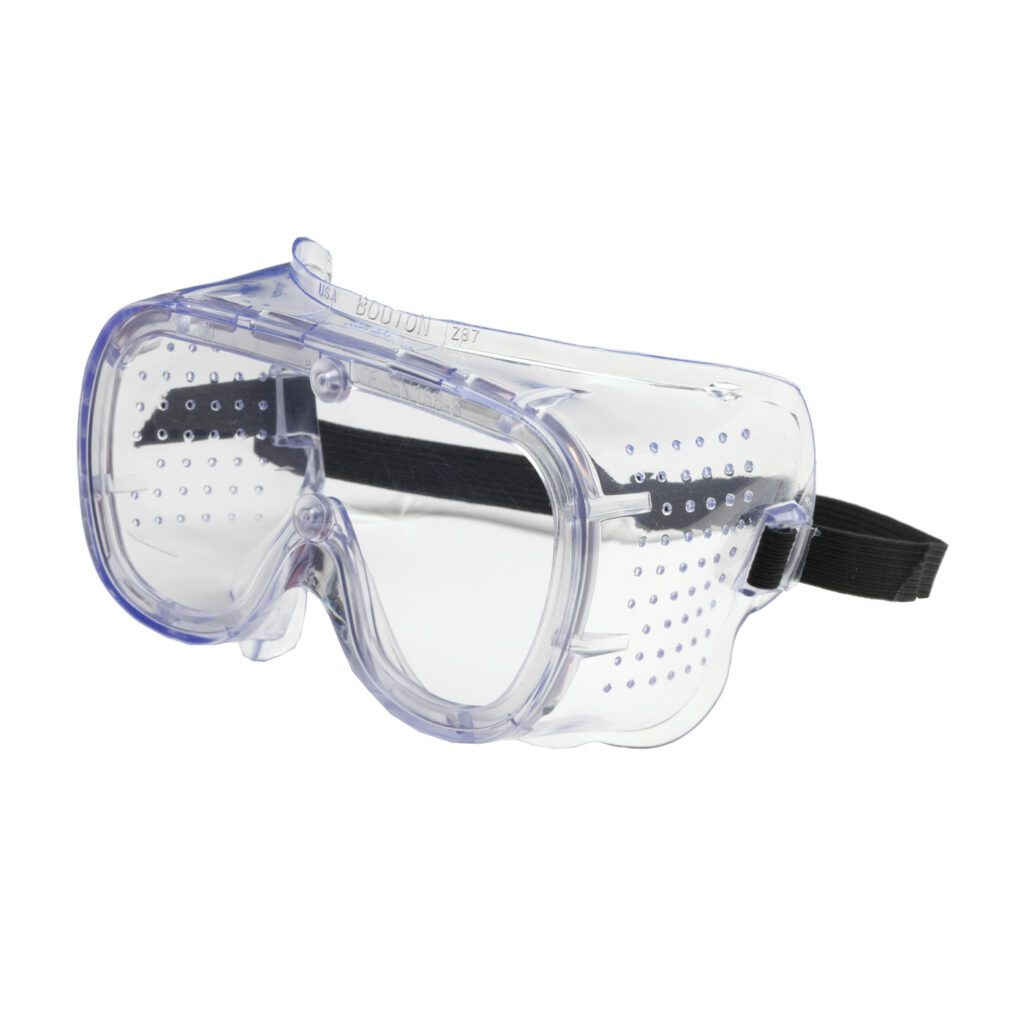PIP Bouton® Optical 550 Softsides™ Direct Vent Goggle with Clear Blue Body, Clear Lens and Anti-Scratch Coating