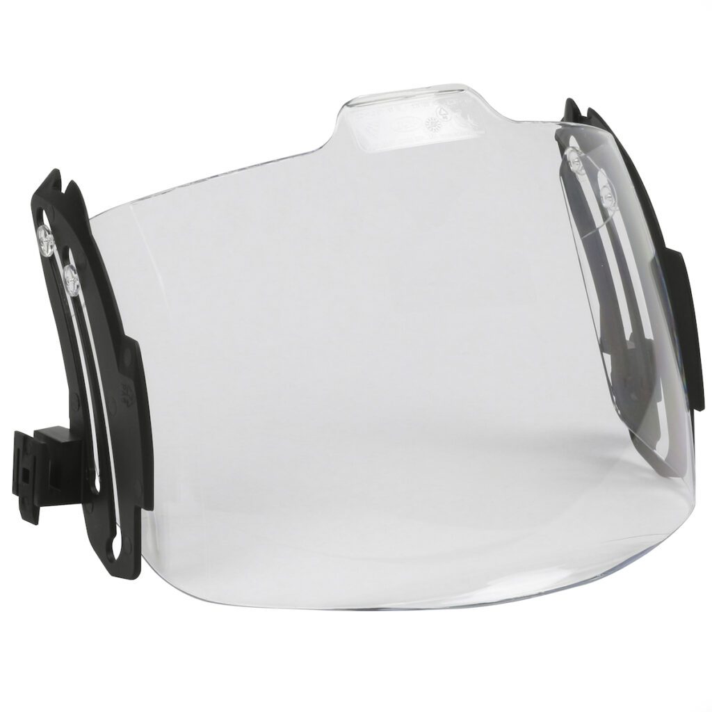 PIP JSP® Replacement Clear Integrated Anti-Fog/Anti-Scratch Shield for EVO® VISTAshield™  Helmet. ANSI Z87.1
