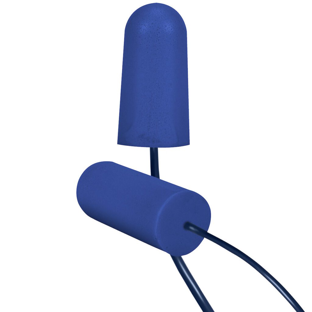 PIP® Food Pro Bullet™ Plus Metal Detectable Soft Polyurethane Foam Corded Ear Plugs - 33 NRR