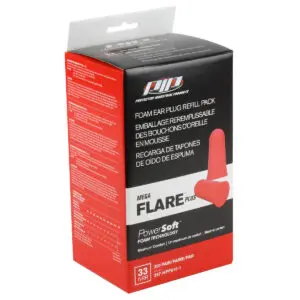 PIP® Mega Flare™ Plus Disposable Soft Polyurethane Foam Ear Plugs - Dispenser Refill Pack