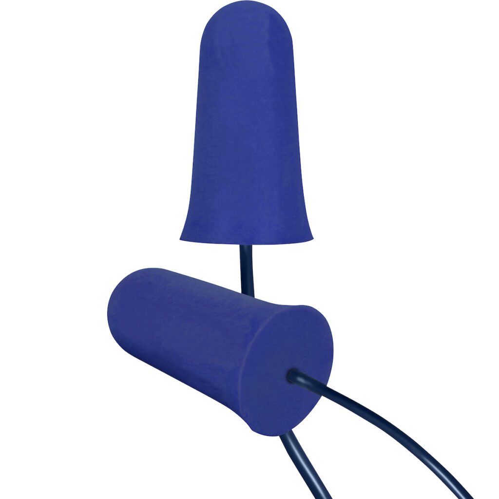 PIP® Food Pro Flare™ Plus Metal Detectable Soft Polyurethane Foam Corded Ear Plugs - NRR 33