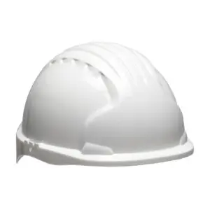 PIP JSP® Evolution® Deluxe 6151 Evolution® Deluxe 6151 Short Brim Hard Hat with HDPE Shell, 6-Point Polyester Suspension and Wheel Ratchet Adjustment